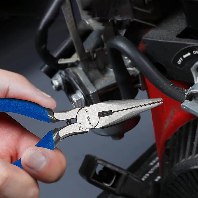 KAIHAOWIN Mini Needle Nose Pliers 5"-5 Pack KAIHAOWIN Small Long Nose Pliers - Image 7
