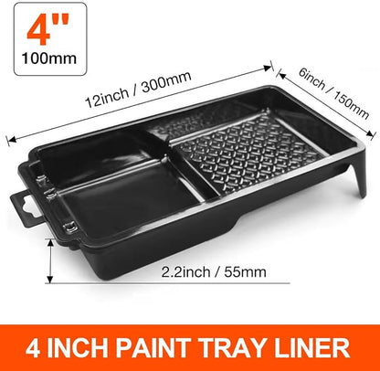 Great Andrew 24-Pack 4 Inch Paint Tray and Liners - Image 2