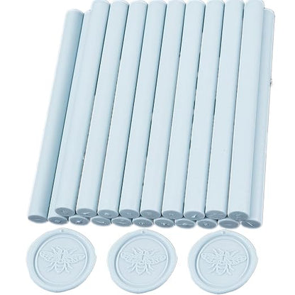 Baby Blue Wax Seal Sticks, ONWINPOR 20pcs Glue Gun Wax Sealing Sticks by ONWINPOR