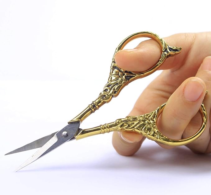 BIHRTC Vintage European Style Scissors Stainless Steel - Image 3