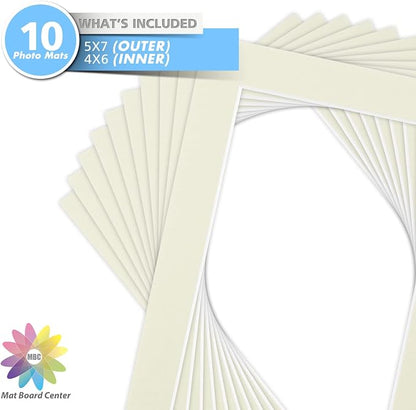 Mat Board Center, 5x7 for 4x6 Light Gray Color Mats - Image 3