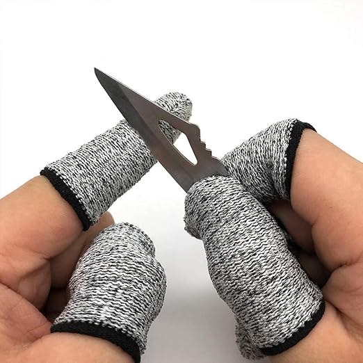 JADE KIT 60 PCS Finger Cots Cut Resistant Protector, Finger Covers - Image 2