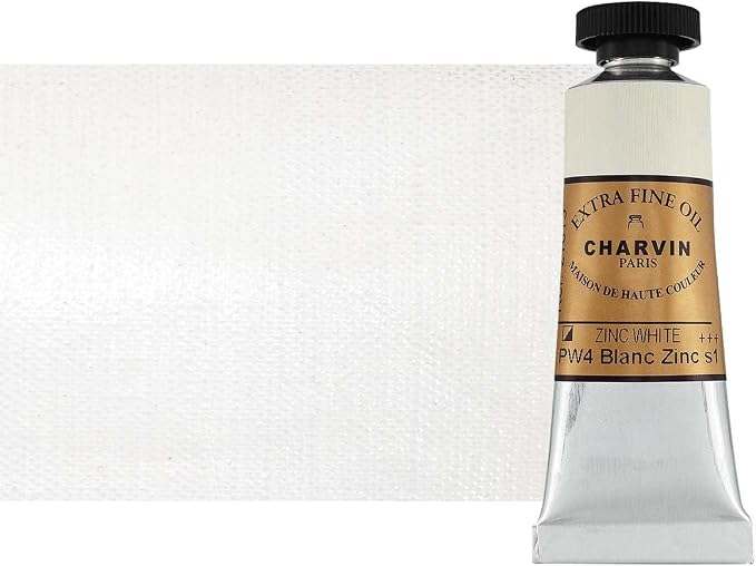 Charvin Extra Fine Oil Paint, Zinc White 20 mL by Unknown