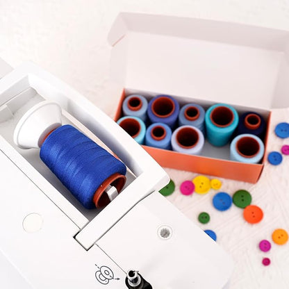 10 Pcs Sewing Thread, All Purpose Sewing Thread, 10 Spools Assorted Colors Each - Image 2