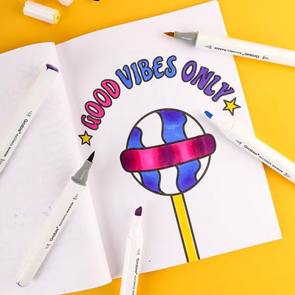 Grabie Easy Coloring Book for Adults Relaxation, Simple Mindful Coloring Pages - Image 7