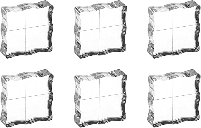 PATIKIL 1"x1" Acrylic Stamp Block by PATIKIL