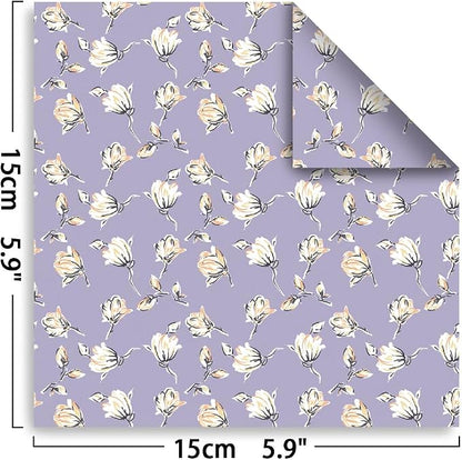 Origami Paper Kit Dobule Sided 100 Sheets 100 Colors 6 Inch Japanese Chiyo - Image 2