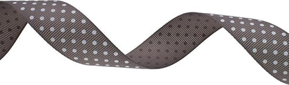 Polka Dot Grosgrain Ribbon 25 Yard Each Roll 100% Polyester - Image 2