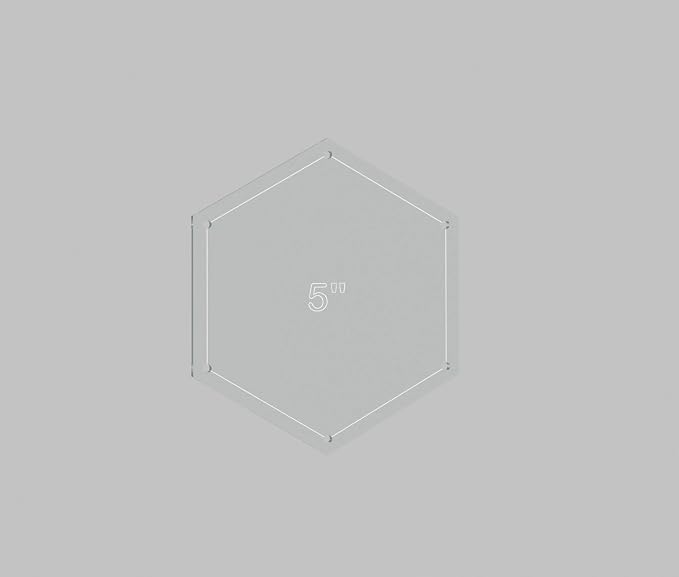 Hexagon Quilting Template Set by LaserThing