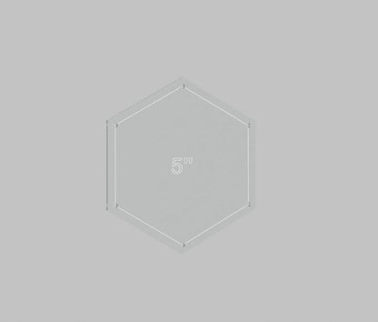 Hexagon Quilting Template Set by LaserThing