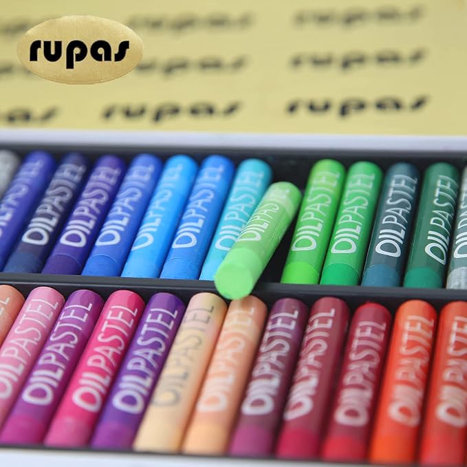 Rupas Soft Oil Pastel 48 Color Set Professional Grade by Unknown