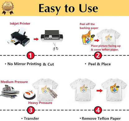 TransOurDream Upgraded Iron on Heat Transfer Paper - Image 5