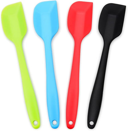 4-Piece Silicone Spatula, Heat-Resistant Non-stick Rubber Spatulas by ALLWIN-HOUSEWARE