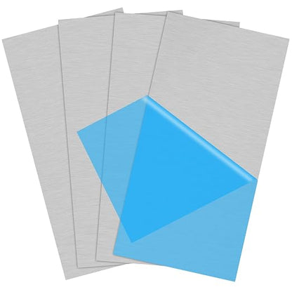 4Pack 6061 T651 Aluminum Sheet Metal 5 x 10 x 1/8 Inch Plain Thin Aluminum - Image 3