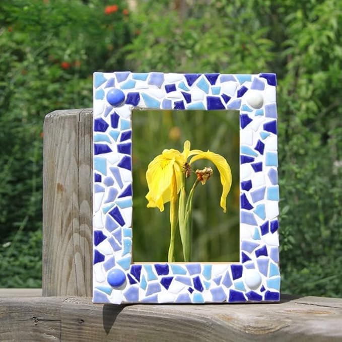 1.1LB Irregular Ceramics Mosaic Tiles, Mosaic Pieces Stones - Image 9