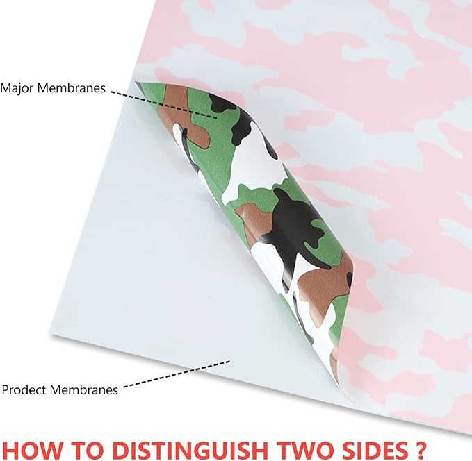 Guangyintong Camouflage Green Heat Transfer Vinyl HTV Rolls, Stretchy Thin Soft - Image 7