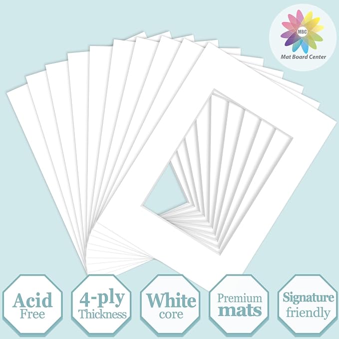 MBC Mat Board Center, 10 Pack 5x7 - Image 2