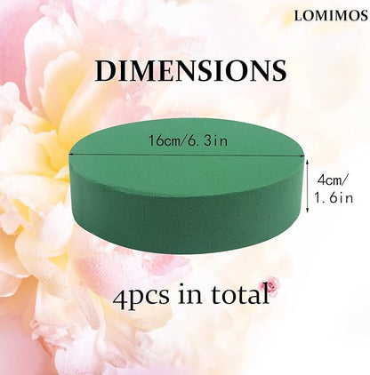 LOMIMOS 6'' Premium Round Floral Foam - Image 2