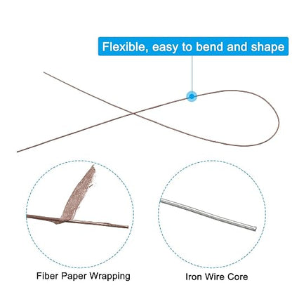 PATIKIL 24 Gauge 16" Floral Stem Wire - Image 3