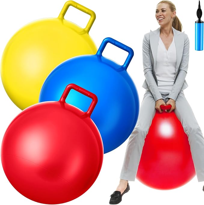 Lewtemi 3 Pcs 18 Inch Bouncing Ball by Lewtemi