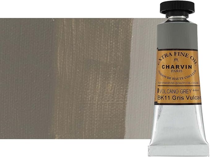 Charvin Extra Fine Oil Paint, Vulcain Grey 20 ml by Unknown