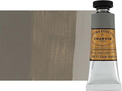 Charvin Extra Fine Oil Paint, Vulcain Grey 20 ml by Unknown