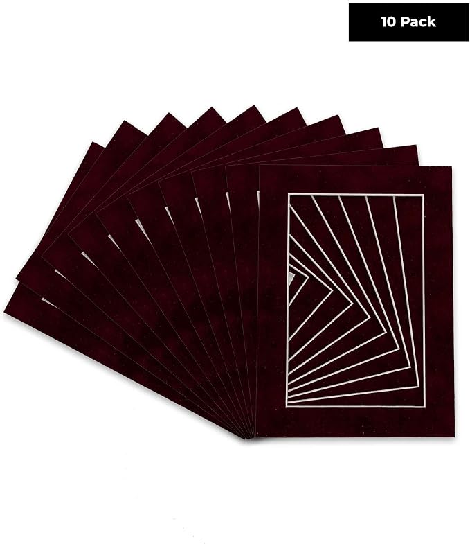Pack of Ten Acid Free 11x14 Mats Bevel Cut - Image 2