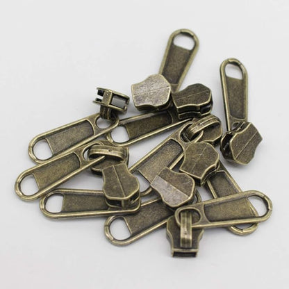 YaHoGa #5 Metal Zippers by The Yard Bulk 4 Yards + 10 pcs Sliders - Image 4