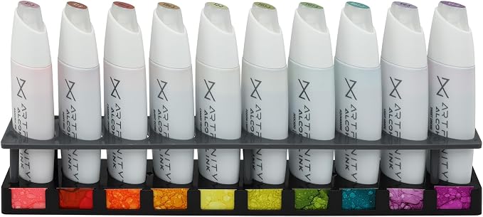 Artfinity Alcohol Ink Sweet Tooth Set of 10 Colors - Image 2