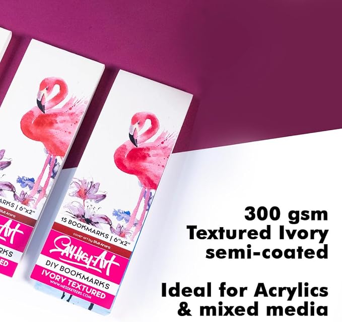 300 GSM Textured Ivory Bookmark Sketchpads - Image 8