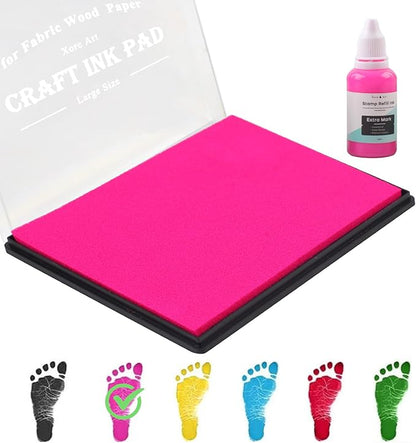 5"x4'' Large Ink Pad Washable Stamp Ink Pad by XoreArt