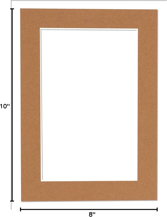 Pack of 25 Acid Free 8x10 Mats Bevel Cut - Image 10