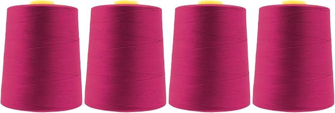 Mandala Crafts 4 Pack of Serger Threads Cones Spools by MandalaCrafts