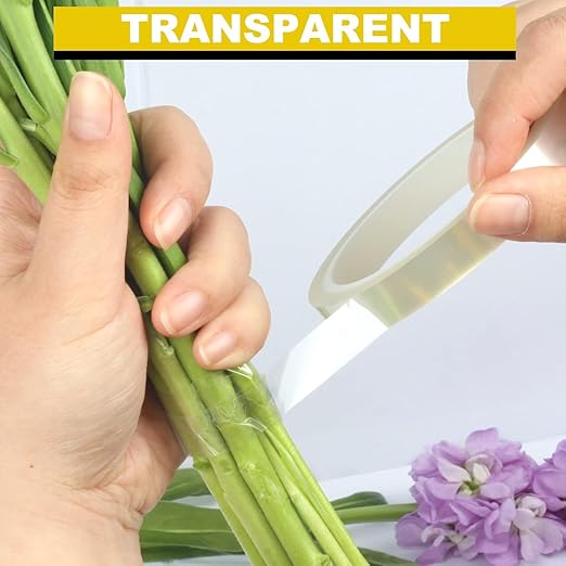 2Packs Clear Floral Tape - Image 3