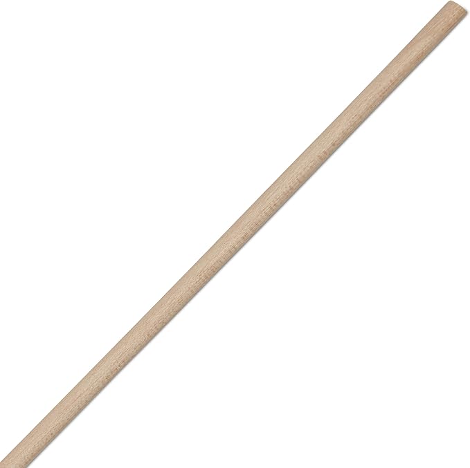 Dowel Rods Wood Sticks Wooden Dowel Rods 1/8 x 36 Inch Unfinished Hardwood - Image 2