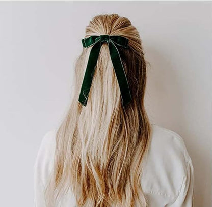 15 Yards Velvet Ribbon 1 Inch Single Face Green Velvet Ribbon Spool Prefect - Image 3