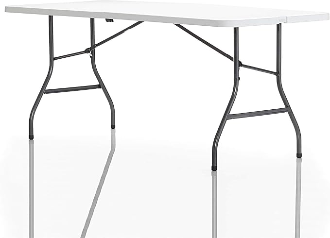 Cosco 6ft Fold-in-Half Blow Molded Folding Table, Indoor/Outdoor, Comfort Handle - Image 7
