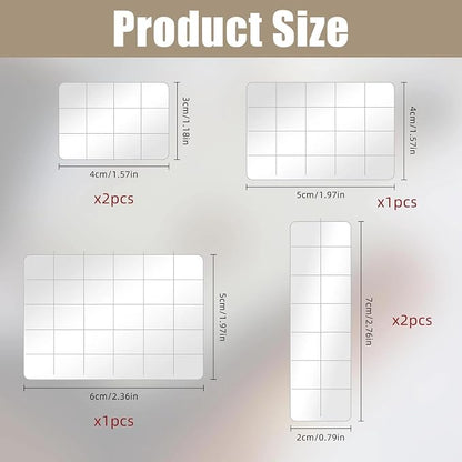 6Pcs Acrylic Stamping Block, Stamp Block Decorative Stamp Block - Image 2