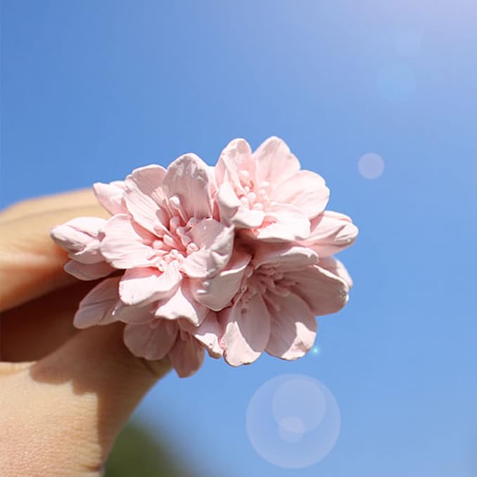 2PCS Blossom Flower Mold Silicone Flower Molds Fondant Chocolate Candy Cake - Image 6