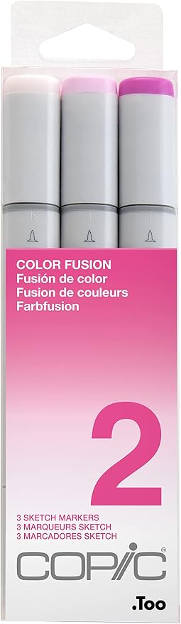 Copic Sketch, Alcohol-based Markers, Color Fusion #2 by COPIC