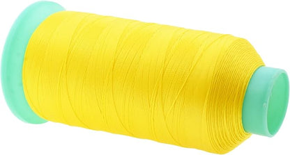 Mandala Crafts Bonded Nylon Thread Yellow Heavy Duty Sewing Threads - Image 2