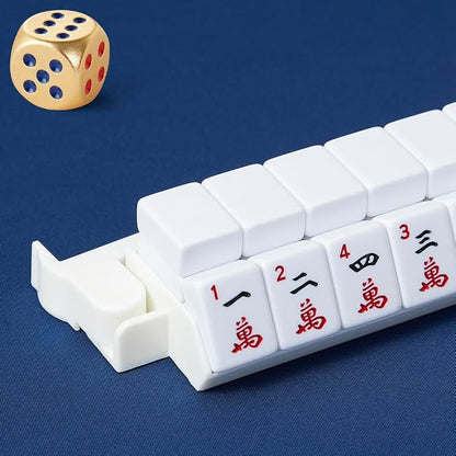 Mahjong All-in-One Tile Rack & Pusher, Acrylic Mahjong Combo, Enhanced Mah - Image 3