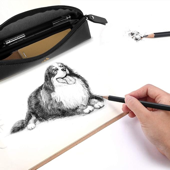 Heshengping, Sketching and Drawing Pencils Set-26pcs, Art Supplies Drawing Kit - Image 5