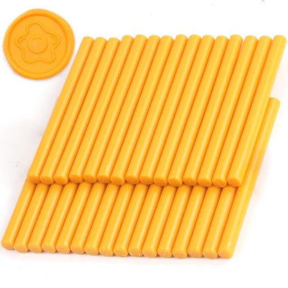 Medium Yellow Wax Seal Sticks, HOSEALING Glue Gun Wax Seal Sticks by HOSEALING
