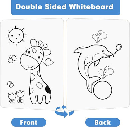 Dry Erase Lapboards, HERKKA 15 Pack Double Sided Small Dry Erase Whiteboards 9 - Image 4