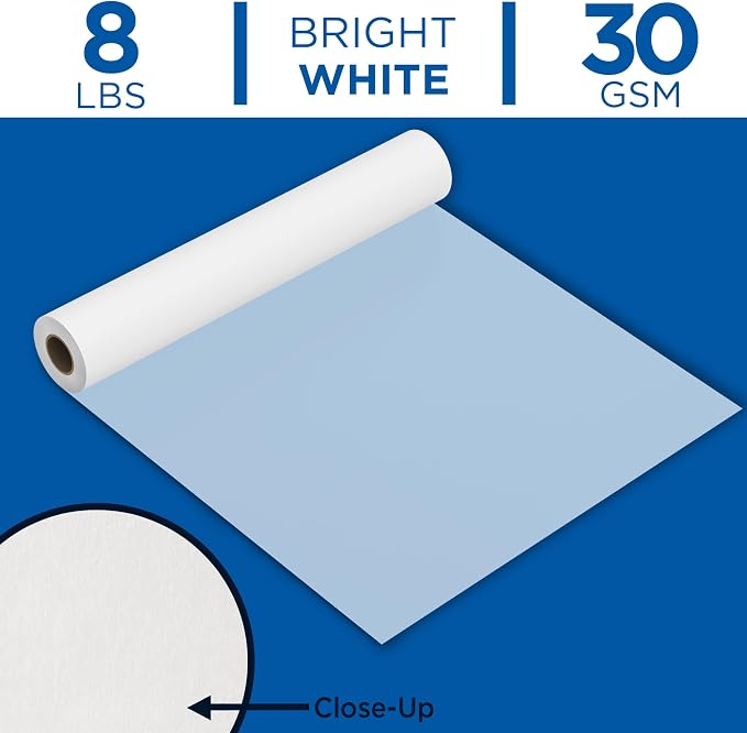 ALVIN 55W-I Lightweight Tracing Paper Roll, Suitable - Image 3