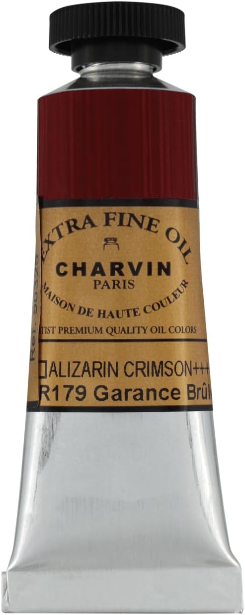 Charvin Extra Fine Oil Paint, Alizarin Crimson 20 mL - Image 2