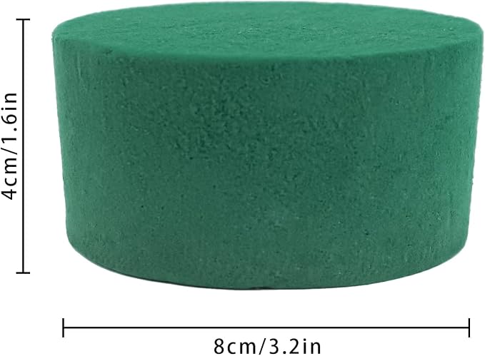Prashent 6 Pcs Round Floral Foam Blocks - Image 6