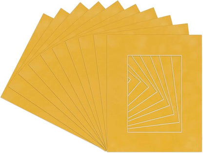 Pack of Ten 8x10 Mats Bevel Cut by Poster+Palooza