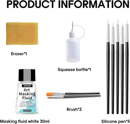 Watercolor Masking Fluid, Liquid Masking - Image 6